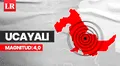 Temblor de magnitud 4,0 se sintió en Ucayali hoy, según IGP