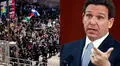 Ron DeSantis ofrece la Guardia Estatal de Florida para controlar las protestas contra la ley de inmigración en California