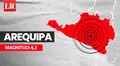 Fuerte sismo de 4,3 sacudió Arequipa hoy, según IGP
