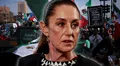 Claudia Sheinbaum confirma arresto de 61 mexicanos en protestas contra redadas en Los Ángeles: "En contacto con el consulado"