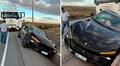 Exclusivo Ferrari de más de $1 millón sufre aparatoso accidente en Panamericana Sur durante travesía hacia Alaska
