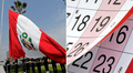Feriados 2025: conoce aquí la lista de descansos y cuáles son los días no laborables en Perú