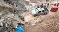 Temblor sacudió cerro en SMP y provocó deslizamiento: vecinos y vehículos transitan en zona de riesgo tras sismo de 6,1