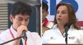 Dina Boluarte visita colegio en Piura y estudiante la enfrenta: "Miren más allá de los discursos"