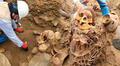Hallan momia de más de 1.000 años de antigüedad de la cultura Chancay durante instalación de gas en Puente Piedra
