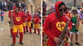 Banda peruana se viste del ‘Chapulín Colorado y son sensación en redes: “No contaban con su astucia”