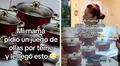 Mujer pidió un juego de ollas en Temu, pero lo que recibió desató un sinfín de risas: "Reír para no llorar"