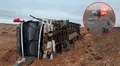 Un muerto y 15 heridos deja choque de auto contra bus en Tacna