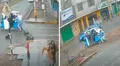 Hombre se enfrenta a 3 ladrones que huían en mototaxi en Lima tras robar sillas de su negocio y logra recuperarlas