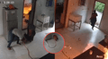 Pareja intentó arreglar manguera de gas suelta, pero explotó y causó incendio en su casa: se salvaron por puertas y ventanas abiertas