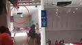 Cae parte del techo del patio de comidas de Plaza Norte: es el tercer desprendimiento en junio