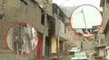 Rímac: vecinos construyen casa con poste de luz dentro y provocan que otro esté a punto de caer por mala instalación