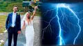 Un rayo mata a recién casado en su luna de miel en Florida pese a que tormenta estuvo a km de la playa: "Extremadamente raro"