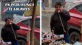 Peruano coloca un auricular a su celular para hablar en plena calle y evitar que se lo roben: “¡Qué fue mano!”