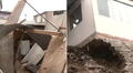 Pánico en el Rímac: muralla de piedras colapsa, sepulta vivienda y deja otra suspendida en el aire