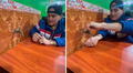 Peruano entra a restaurante y se sorprende al ver que hay un caño en su mesa: "Otro level"