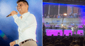 Fans de Grupo 5 usan balcón de una calle para ver concierto en Huacho y Christian Yaipén les manda saludos: "Zona vivazos"