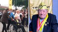 ¡Increíble! Adulto mayor de 108 años emociona a estudiantes al participar en desfile escolar en la Plaza de Armas de Trujillo