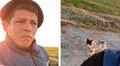 Lo despiden y rompe en llanto al saber que no volverá a ver al perro que lo acompañó durante 11 años de trabajo