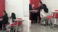 Estudiante suplica de rodillas a su profesora para aprobar el curso: escena genera polémica en redes