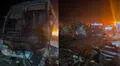 Triple choque entre camioneta, camión semiremolque y bus deja 1 muerto y 5 heridos en Arequipa