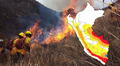 Alerta roja por incendios forestales: Senamhi advierte peligro extremo en 8 regiones del Perú desde el 6 de julio