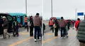 Combi de Huaycán ingresa al nuevo aeropuerto Jorge Chávez y usuarios bromean: “Más barato que el taxi”