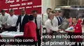 Madre bromea al descubrir que su hijo alcanzó primer lugar en el colegio: "Yo solo lo vi jugando Roblox"