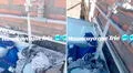 Mujer deja abierto el caño para lavar su ropa, pero el agua se congela ante el intenso frío en Huancayo: “Diosito, cierra el refri”