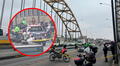 Motociclista se despista en el Puente del Ejército y muere al instante: perdió el control a gran velocidad en Centro de Lima