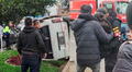 Combi informal se vuelca tras ir en sentido contrario en Independencia: deja 14 heridos y cámaras registran accidente