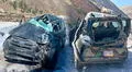 Familia cayó a abismo de más de 20 metros y sobrevivió de milagro en Jauja: vehículo quedó destrozado
