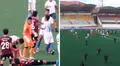 Partido de Universitario en la Liga 3 terminó en pelea: jugadores, cuerpo técnico e hinchas se enfrascaron en batalla campal
