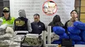 Policía captura a sujetos con más de 120 kilos de marihuana camufladas en vivienda de SMP