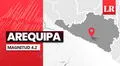 Temblor de magnitud 4,2 se sintió en Arequipa hoy, según IGP