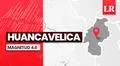 Temblor de magnitud 4,0 se sintió en Huancavelica hoy, según IGP