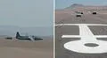 Avión naval queda varado en Marcona tras sufrir desperfecto cuando estaba a punto de despegar
