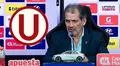 Franco Navarro no se preocupa por el Apertura de Universitario y deja fuerte mensaje: "Nosotros celebraremos en diciembre"