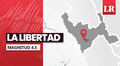 Temblor de magnitud 4,5 se sintió en La Libertad hoy, según IGP