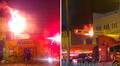 Gran incendio consume almacén de plásticos en Chorrillos: 12 unidades de bomberos enfrentan falta de agua