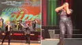 Traductora de lenguaje de señas se roba el show al interpretar con gran entusiasmo los temas de los Hermanos Yaipén durante concierto