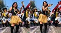 Escolares de Huaycán se roban el show bailando ‘APT’ durante desfile por aniversario en Ate: "Somos los mejores"
