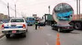 Múltiple choque en av. Gambetta, en el Callao, generó tráfico intenso en la vía: cinco vehículos colisionaron