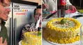 Peruano celebró su cumpleaños en julio con pastel de causa y es viral: "Se canta el himno"
