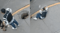 Cámara de seguridad en Trujillo capta a joven peruano cayendo a hueco tras robo de tapa por delincuente