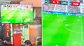 Hincha veía emocionado partido de Alianza Lima en restaurante sin notar que era un juego de PlayStation