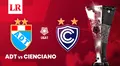 Ver ADT vs Cienciano EN VIVO HOY gratis por YouTube, Torneo Clausura 2025: final del primer tiempo