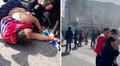 Reportan primeros incidentes durante enfrentamientos entre manifestantes y policía en el Cercado de Lima