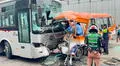 Desvío vehicular y cierre de tres estaciones del Metropolitano por fatal choque con El Anconero en la avenida Alfonso Ugarte