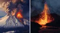 Captado en video: el volcán Klyuchevskoy entra en erupción tras el devastador terremoto de Kamchatka en Rusia